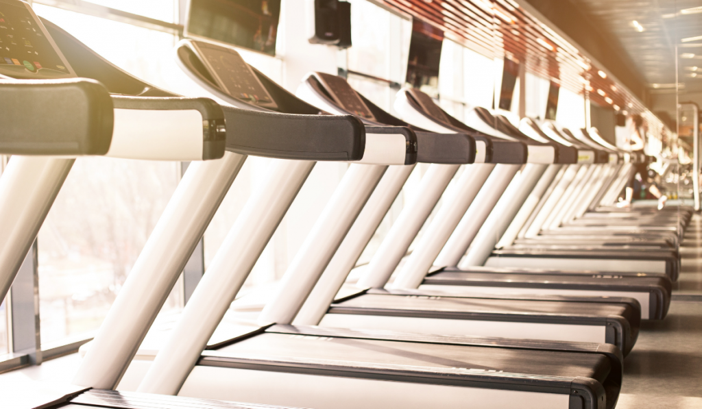 treadmills at the gym